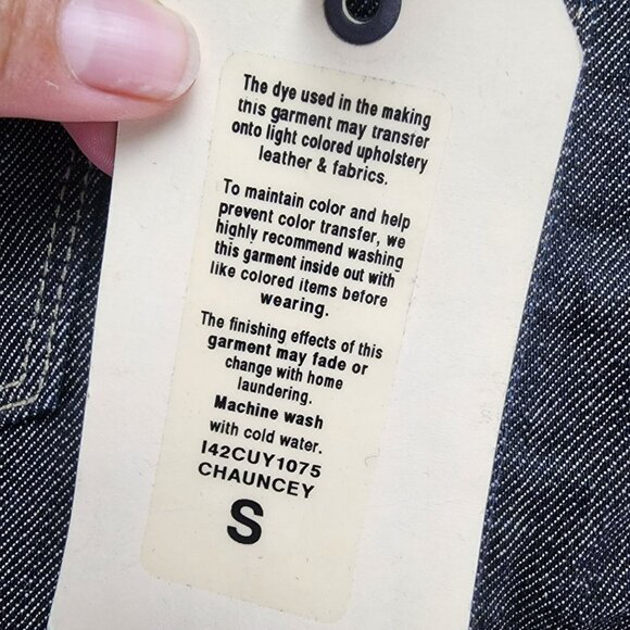 Joe's Jeans Jacket Womens Small Blue Dark Wash West Point Denim Jacket *NWT* - Picture 4 of 13